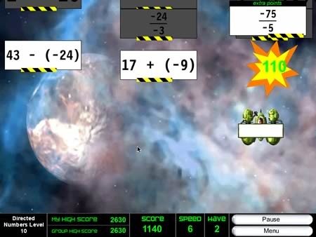 Ultimate Maths Invaders for Windows Screenshot